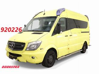 Vaurioauto  passenger cars Mercedes Sprinter 319 BlueTec Aut. RTW Airco Cruise Ambulance 2014/7