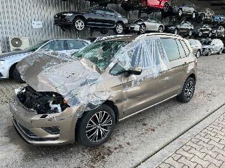 danneggiata veicoli commerciali Volkswagen Golf Sportsvan 1.6 TDI 2016/2