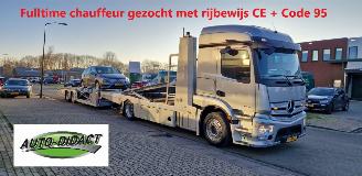 uszkodzony samochody ciężarowe Audi Vito Chauffeur CE + Code 95 gezocht (overnachten) 2023/1