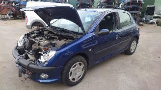 Auto incidentate Peugeot 206 2004 1.4i KFW Blauw EGED onderdelen 2004/1